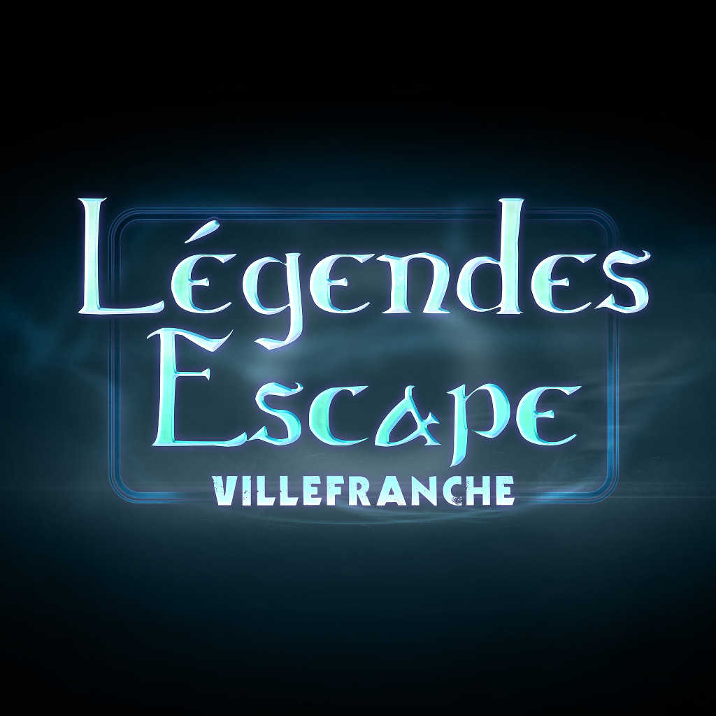 Logo sur fond noir Legendes escape