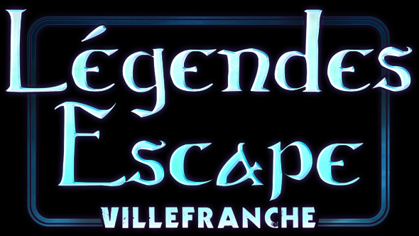 Logo Legendes escape villefranche sur fond noir version 2